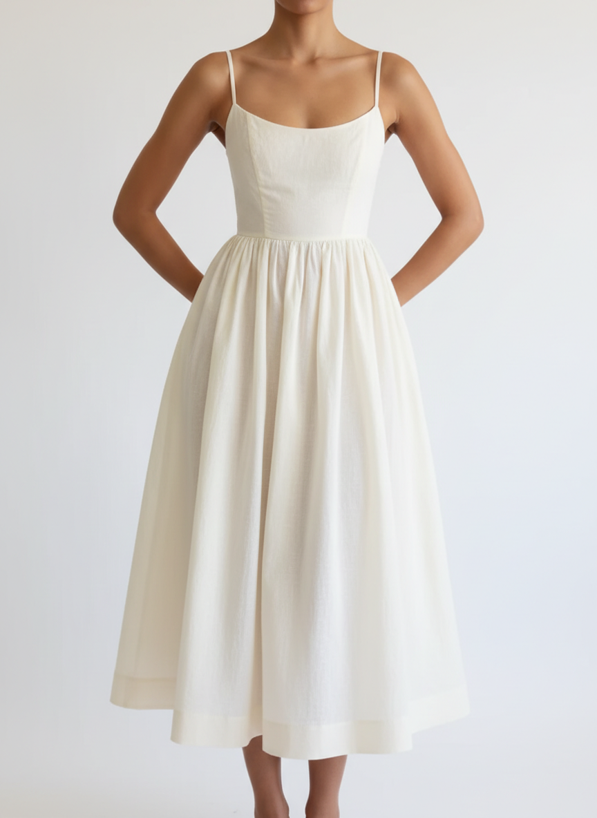 Vestido Midi Princesa Fugitiva