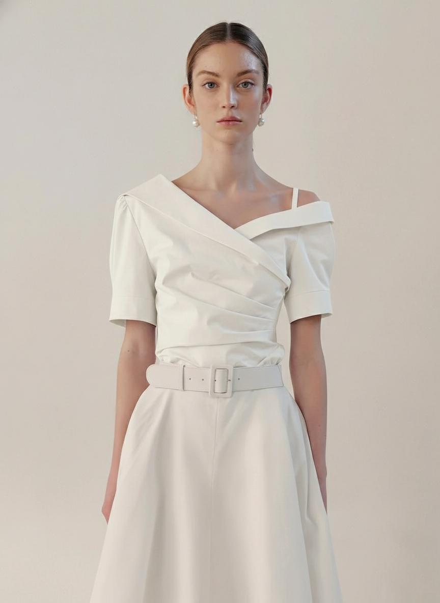 Asymmetric Off-Shoulder Top