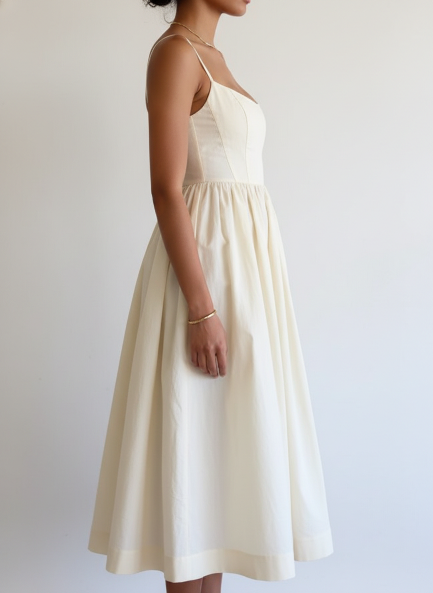Vestido Midi Princesa Fugitiva