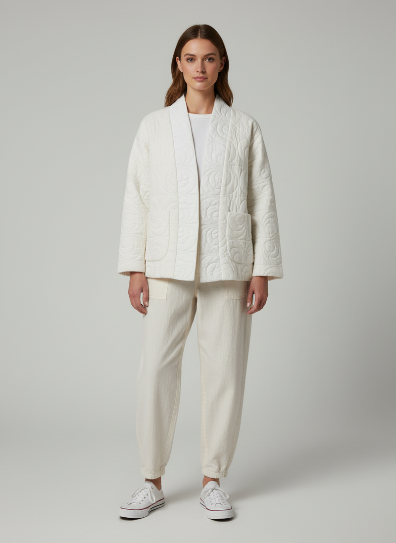 Embroidery Quilted Jacket — Sūt Bespoke